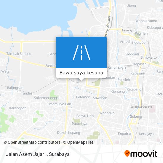 Peta Jalan Asem Jajar I