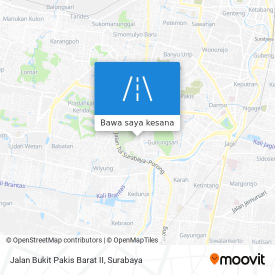 Peta Jalan Bukit Pakis Barat II