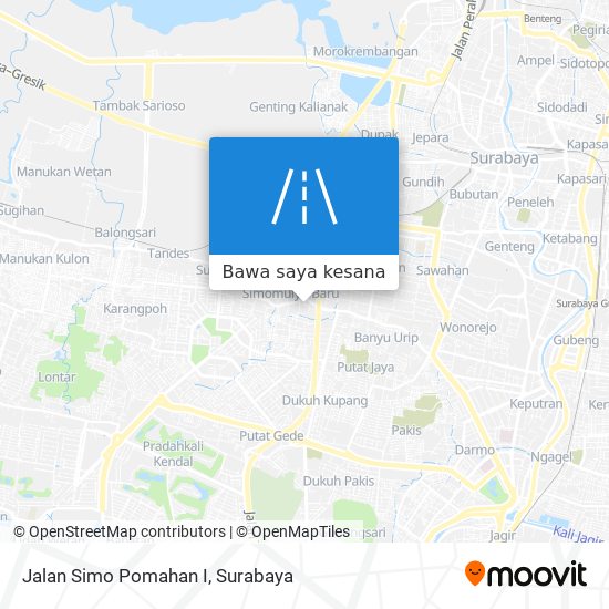 Peta Jalan Simo Pomahan I