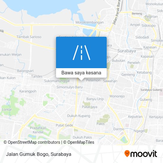 Peta Jalan Gumuk Bogo