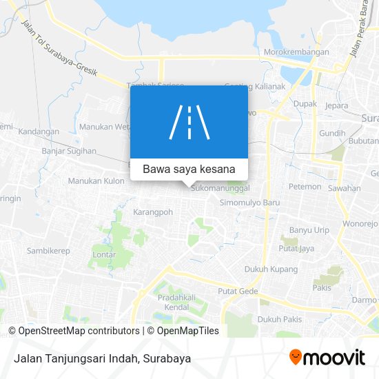 Peta Jalan Tanjungsari Indah