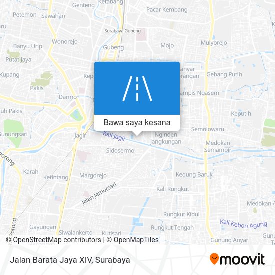 Peta Jalan Barata Jaya XIV