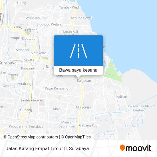 Peta Jalan Karang Empat Timur II