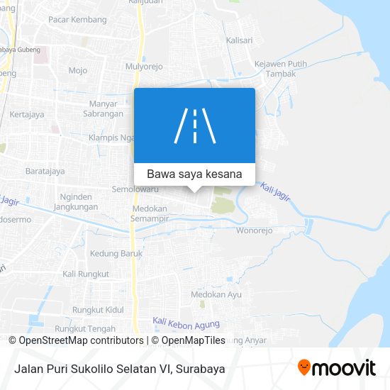 Peta Jalan Puri Sukolilo Selatan VI