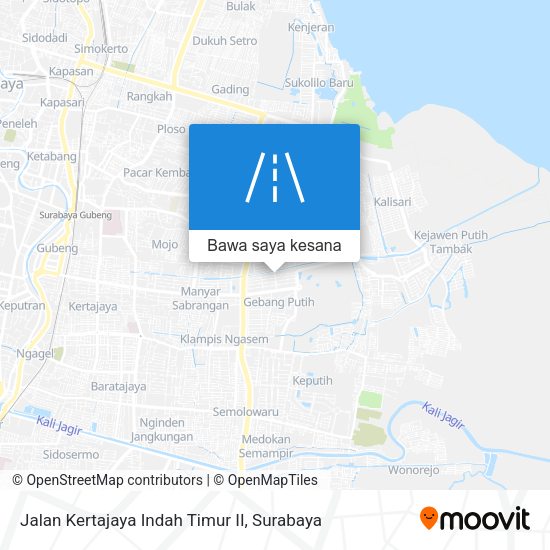 Peta Jalan Kertajaya Indah Timur II