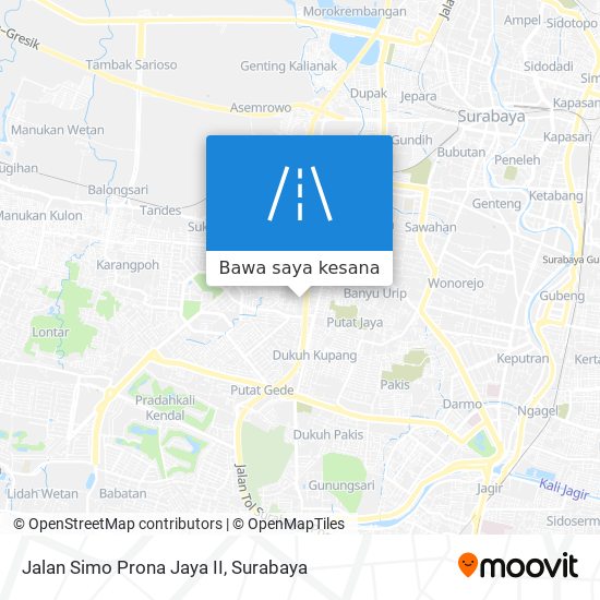 Peta Jalan Simo Prona Jaya II