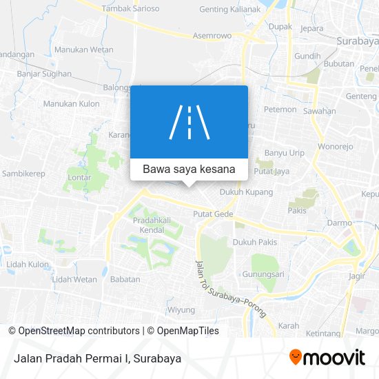Peta Jalan Pradah Permai I