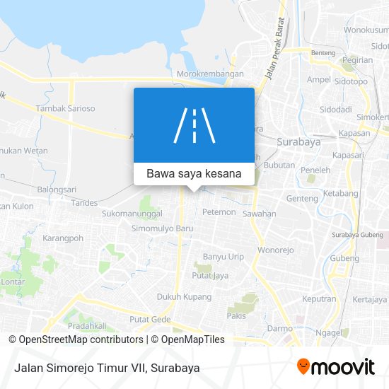 Peta Jalan Simorejo Timur VII