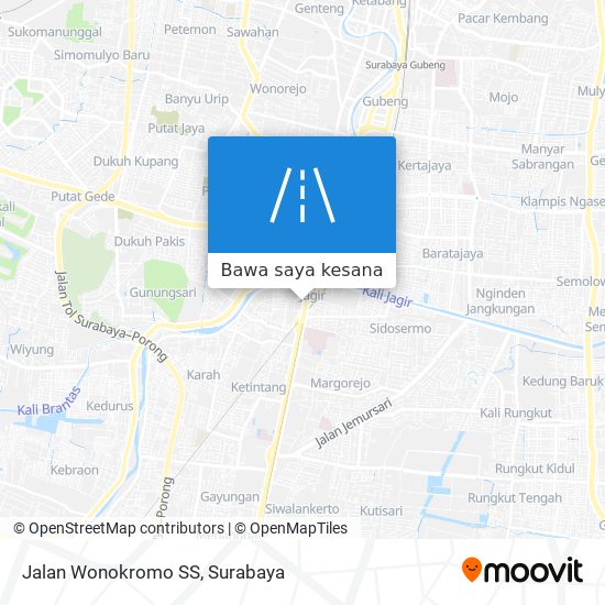 Peta Jalan Wonokromo SS