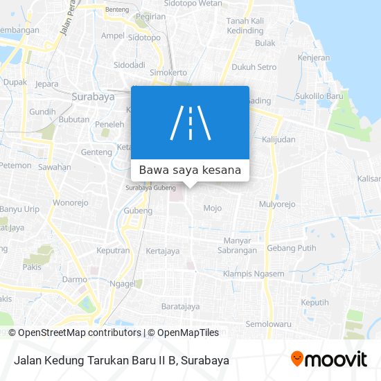 Peta Jalan Kedung Tarukan Baru II B