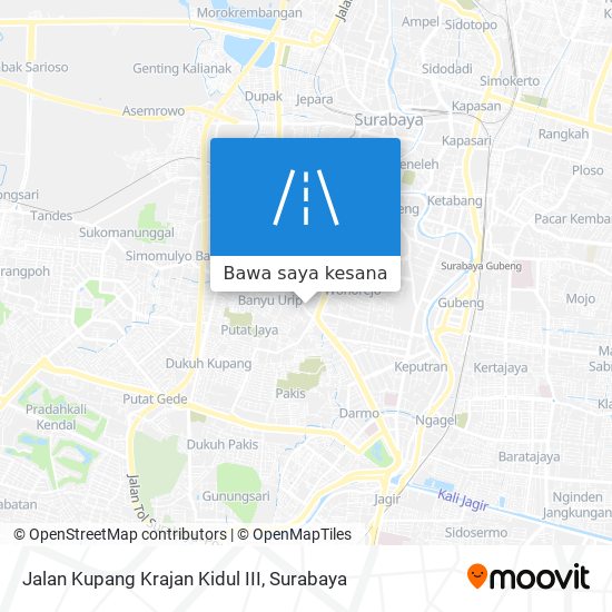 Peta Jalan Kupang Krajan Kidul III