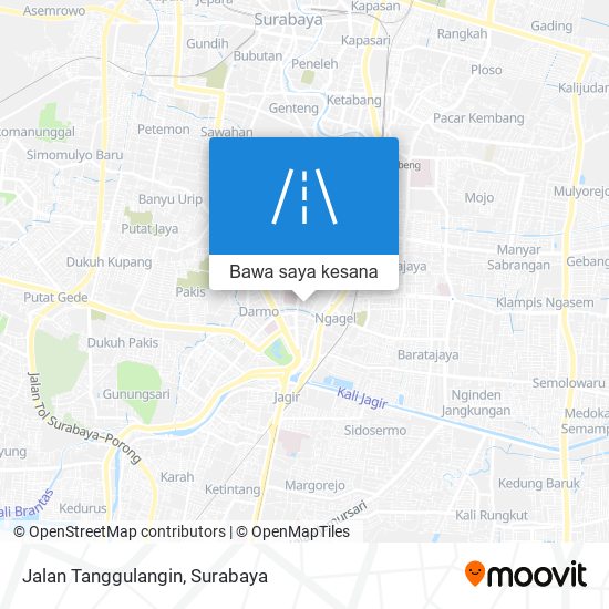 Peta Jalan Tanggulangin