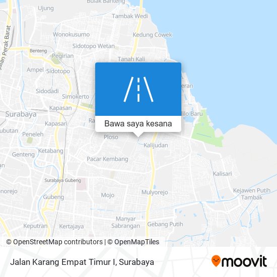 Peta Jalan Karang Empat Timur I