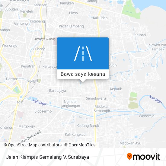 Peta Jalan Klampis Semalang V