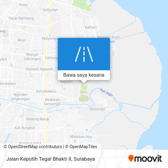 Peta Jalan Keputih Tegal Bhakti II