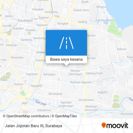 Peta Jalan Jojoran Baru III