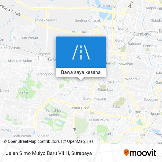 Peta Jalan Simo Mulyo Baru VII H