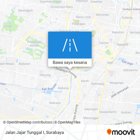 Peta Jalan Jajar Tunggal I