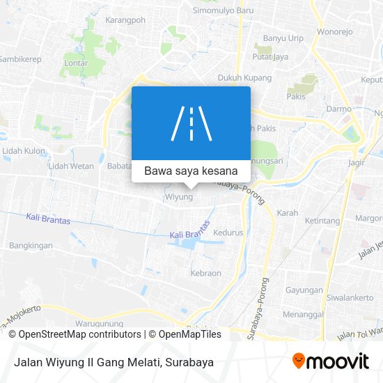 Peta Jalan Wiyung II Gang Melati