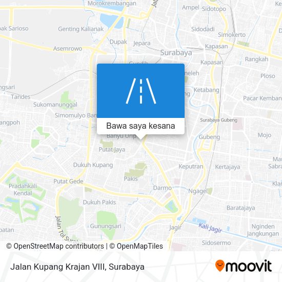 Peta Jalan Kupang Krajan VIII