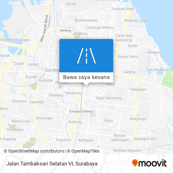 Peta Jalan Tambaksari Selatan VI