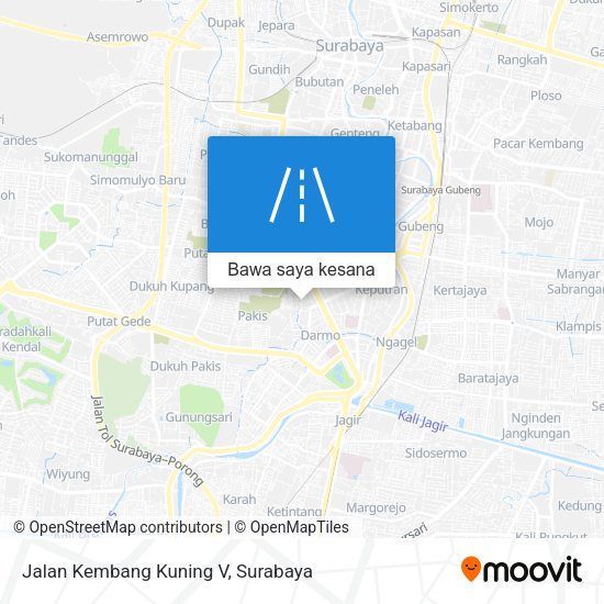 Peta Jalan Kembang Kuning V
