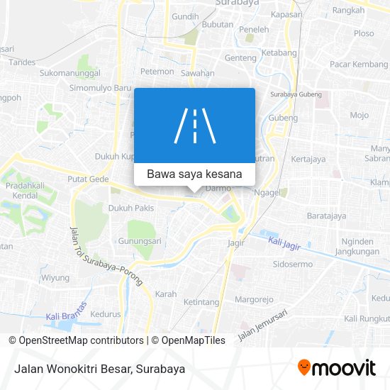 Peta Jalan Wonokitri Besar