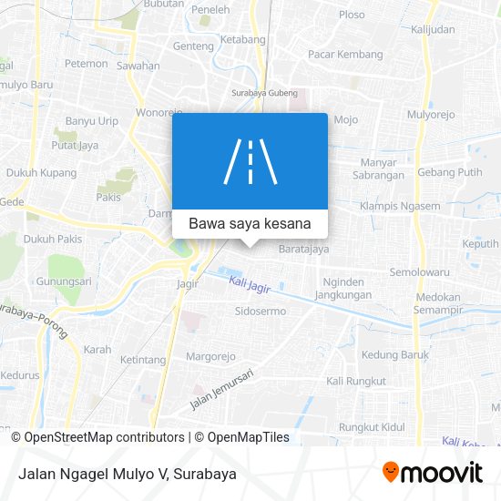Peta Jalan Ngagel Mulyo V