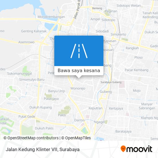 Peta Jalan Kedung Klinter VII