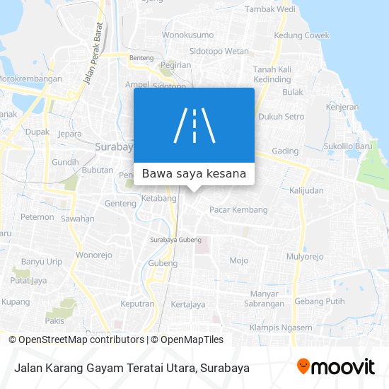 Peta Jalan Karang Gayam Teratai Utara