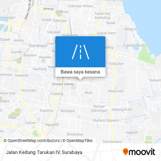 Peta Jalan Kedung Tarukan IV