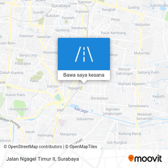 Peta Jalan Ngagel Timur II