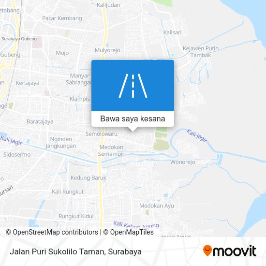 Peta Jalan Puri Sukolilo Taman