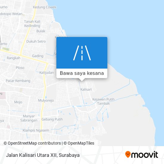 Peta Jalan Kalisari Utara XII