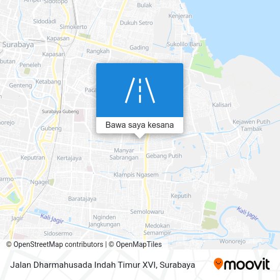 Peta Jalan Dharmahusada Indah Timur XVI