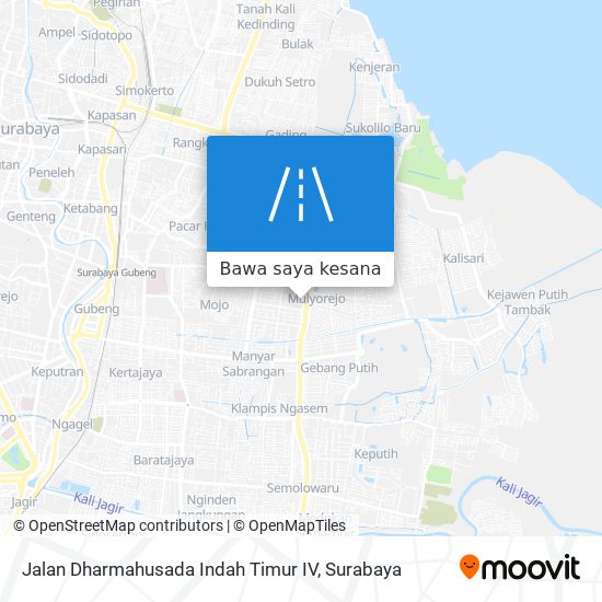 Peta Jalan Dharmahusada Indah Timur IV