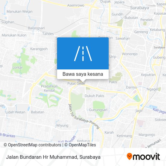 Peta Jalan Bundaran Hr Muhammad
