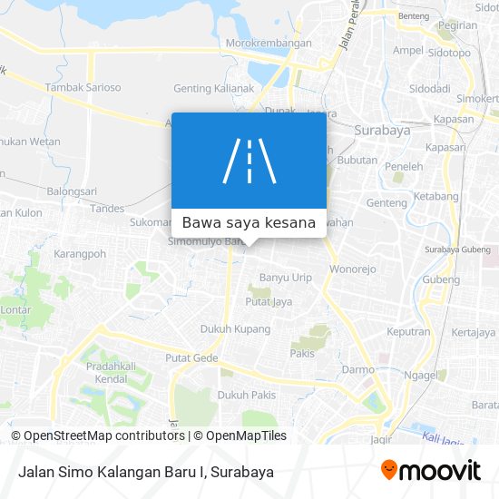 Peta Jalan Simo Kalangan Baru I