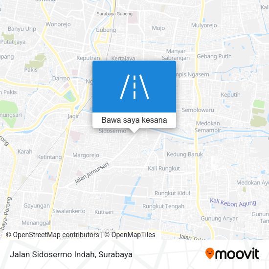 Peta Jalan Sidosermo Indah