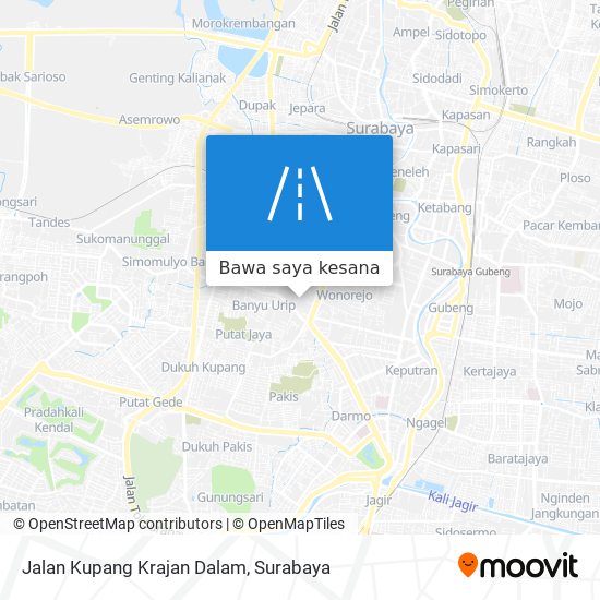 Peta Jalan Kupang Krajan Dalam