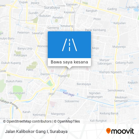 Peta Jalan Kalibokor Gang I