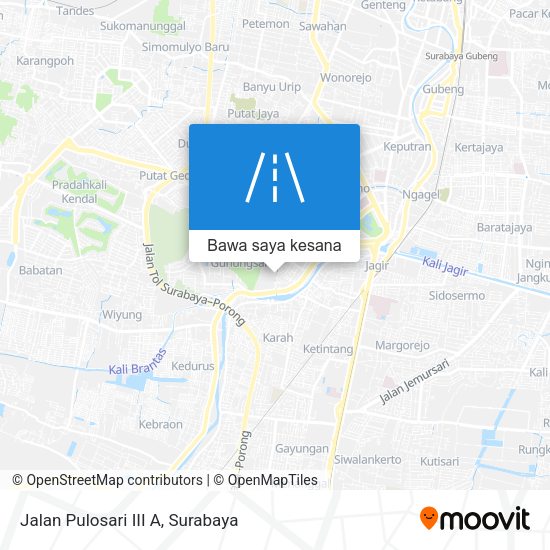 Peta Jalan Pulosari III A