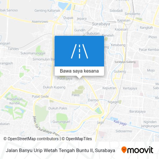 Peta Jalan Banyu Urip Wetah Tengah Buntu II