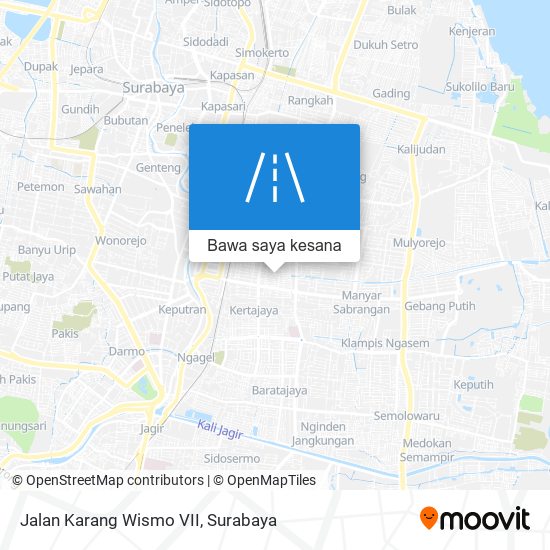 Peta Jalan Karang Wismo VII