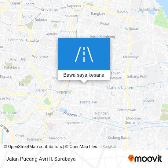 Peta Jalan Pucang Asri II
