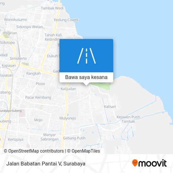 Peta Jalan Babatan Pantai V