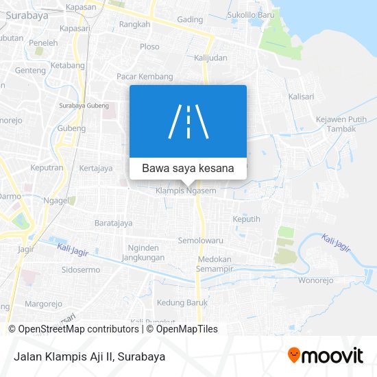 Peta Jalan Klampis Aji II