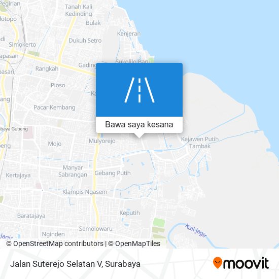 Peta Jalan Suterejo Selatan V