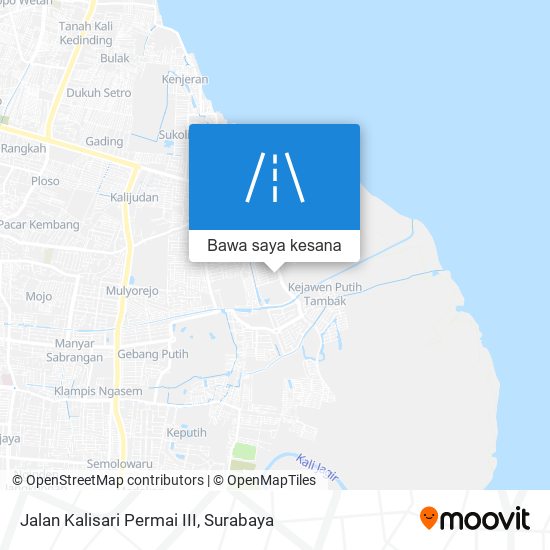 Peta Jalan Kalisari Permai III