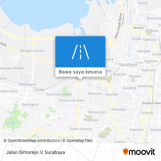 Peta Jalan Simorejo V